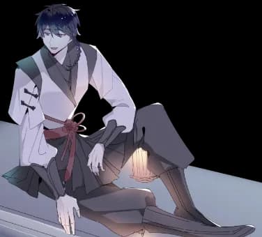 江畔月立绘