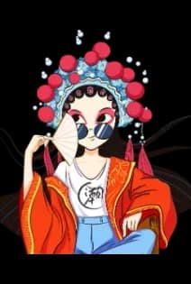国潮女王角色立绘